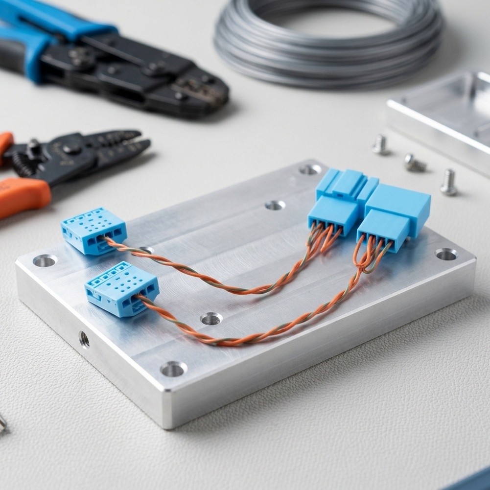 Audio Jumper Wire - Arnés de cableado para subwoofer de