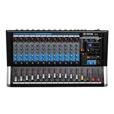 Audio Interface - TEYUN E12 Tarjeta de Sonido Profesional