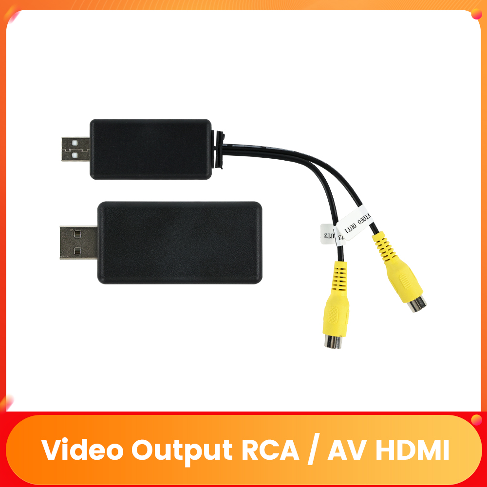 Audio Cable Rca - Caja adaptadora de salida de vídeo
