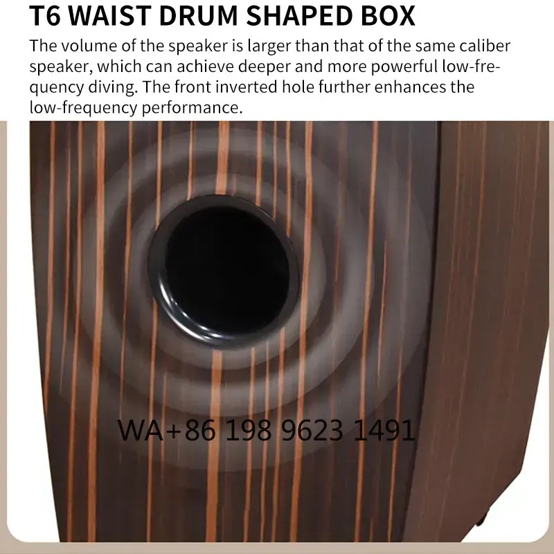 Altavoz de torre de madera con - Tweeter reseña y precio