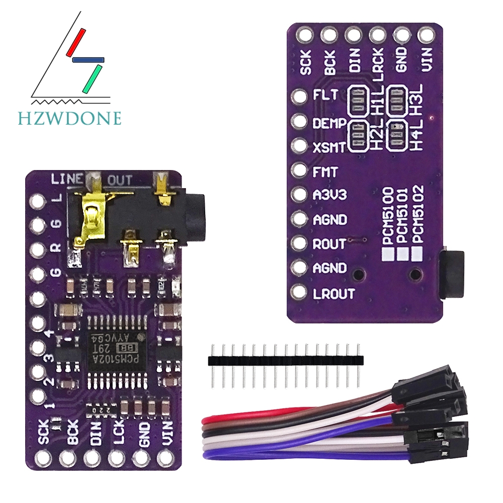 Interfaz I2S PCM5102A decodifi - Pcm5102 reseña y precio