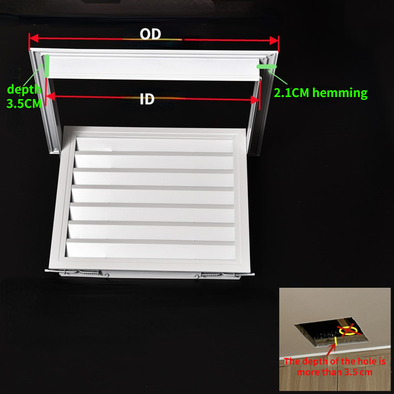 Rejilla de ventilación de alea - Ventilation Grille Aluminum reseña y precio