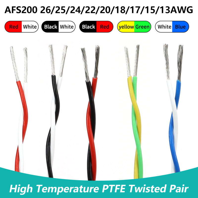 Cable de PTFE AFS200 de 1/2/5/ - Audio Jumper Wire reseña y precio