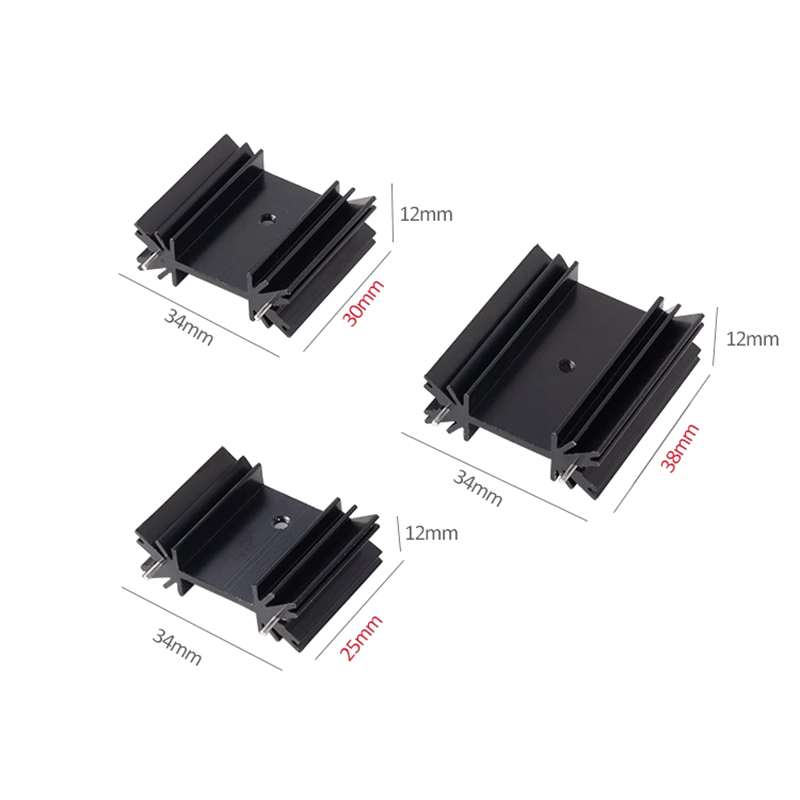 5 unidades de disipadores de c - Heatsink Aluminum reseña y precio