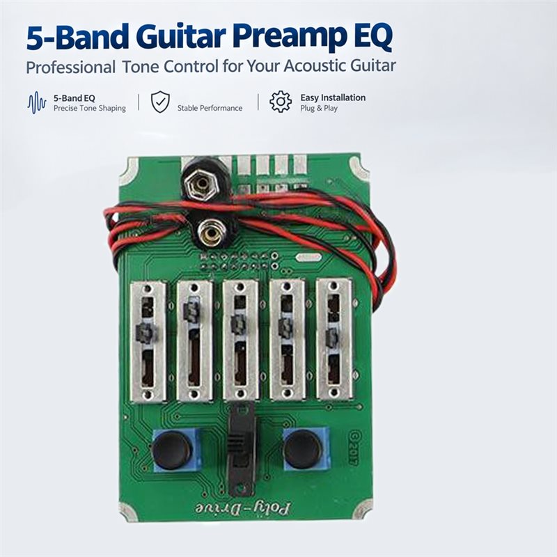 CGDS-Piezo, ecualizador de 5 b - Passive Preamp reseña y precio