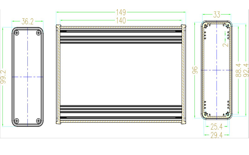 Caja de Aluminio para Electrón - Speaker Enclosure reseña y precio
