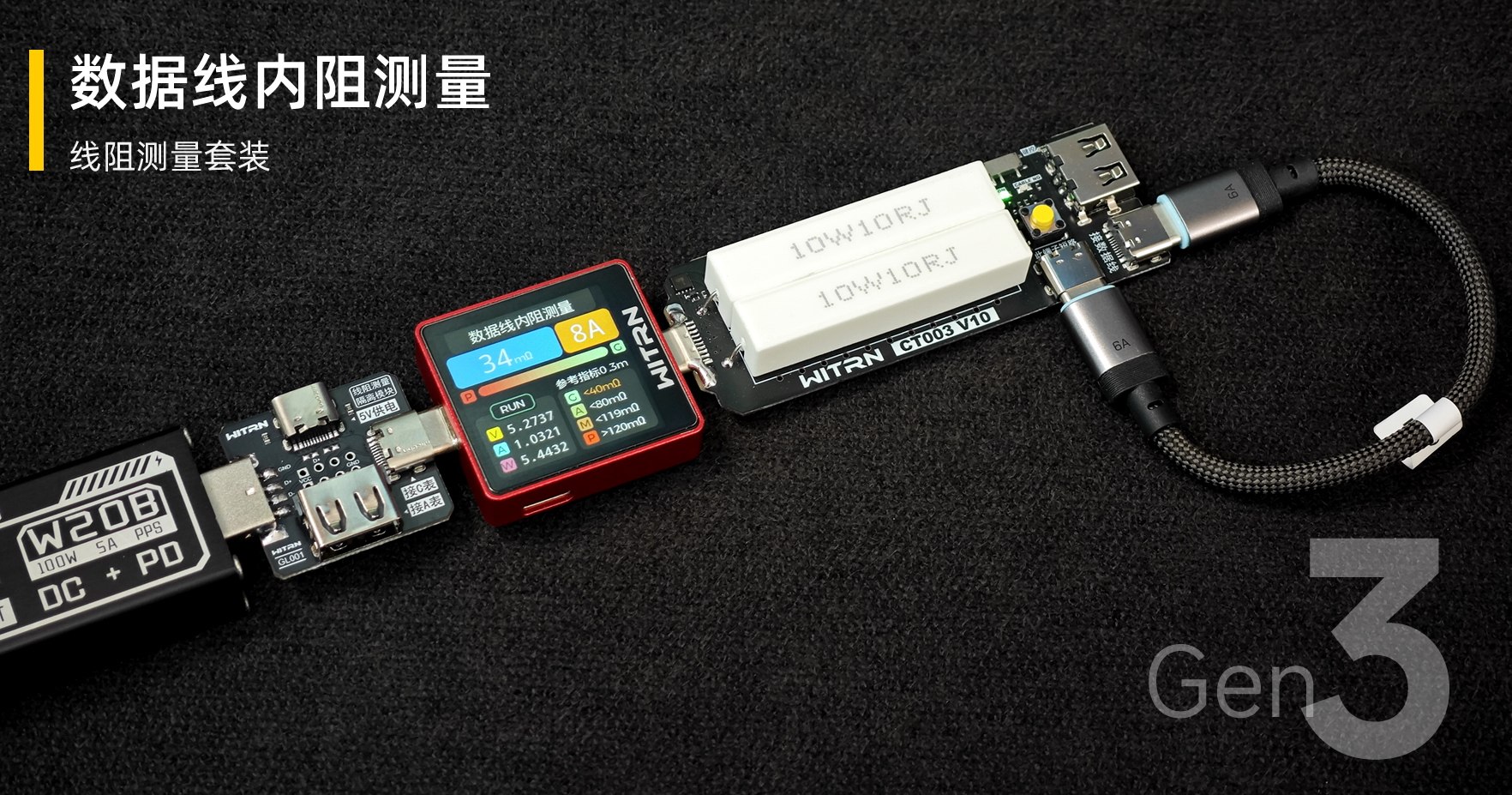 Carga Electrónica USB-C WITRN, - Dac Board reseña y precio